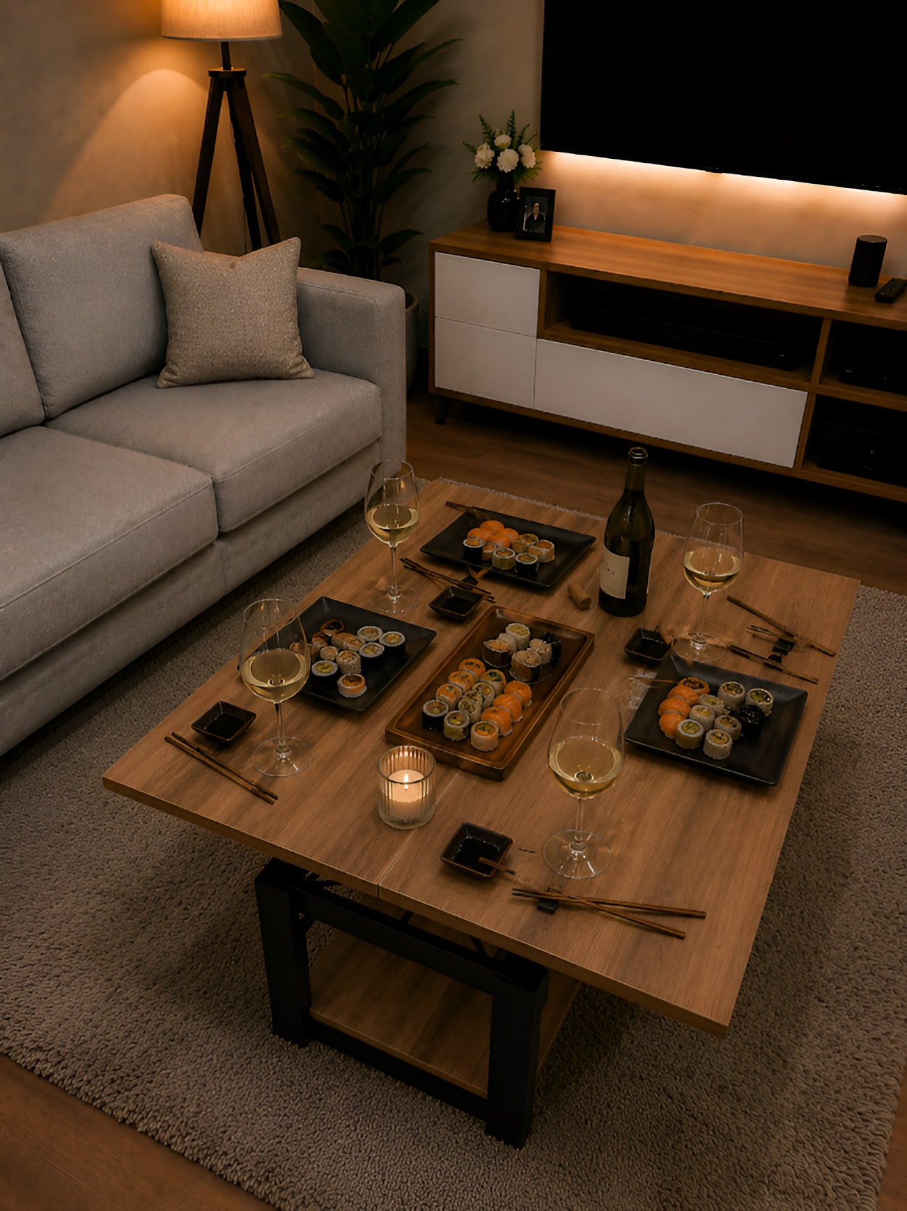 MOVA Lift — Scotch Black, abierta